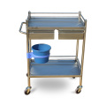 Shelves Stainless Steel Medical Trolley Instrument Trolley